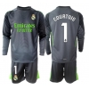 Camiseta Real Madrid Thibaut Courtois #1 Portero Tercera Equipación Replica 2025-26 para niños mangas largas (+ Pantalones cortos) Camiseta Real Madrid Thibaut Courtois #1 Portero Tercera Equipación Replica 2025-26 para niños mangas largas (+ Pantalones cortos)